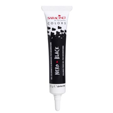Colorante Gel Saracino Nero 20 gr
