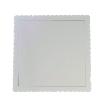 25 vassoi torta quadrati rosa 30 x 30 x 3 mm
