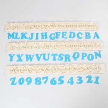 Alfabeto e numeri Art Deco Upper 