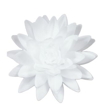 1 Fiore Aster bianca ostia 12,5 cm