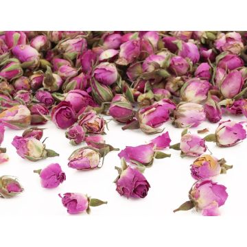 Boccioli commestibili essiccati di rosa purple 10 gr
