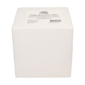 Base polistirolo cubo 15 x 15 x 15 cm