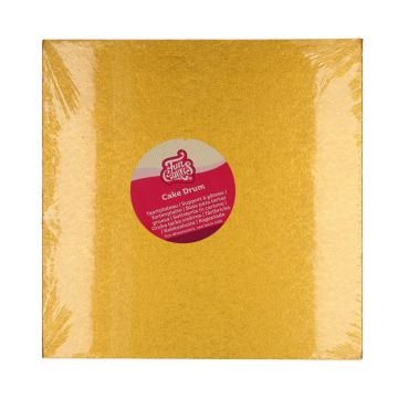 Cake border quadrato 30,5 altezza 1,2 cm Oro