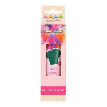 Colorante alimentare gel FunColours Verde Holly 30 gr