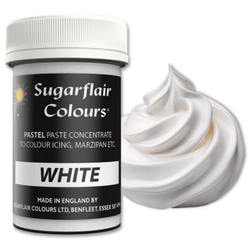 Colorante in gel Bianco marca Sugarflair