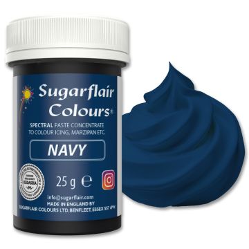 Colorante alimentare gel Sugarflair Navy 25 gr Colorante alimentare gel Sugarflair Navy 25 gr