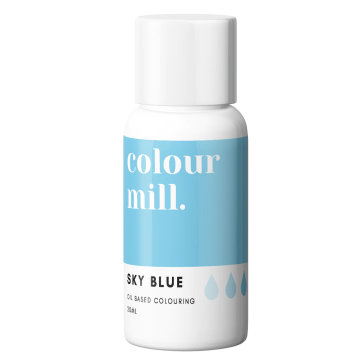Colorante alimentare Sky Blue liposobile COLOUR MILL 20 ml
