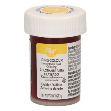 colore in gel giallo oro wilton