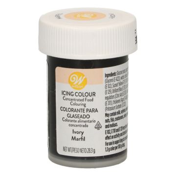 colore in gel wilton avorio 28 gr