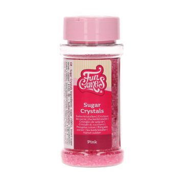 Cristalli di zucchero Rosa 80 gr Funcakes