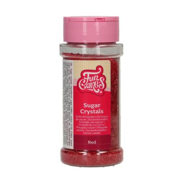 Cristalli di zucchero Rossi 80 gr Funcakes