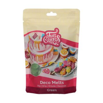 Deco Melts verde Funcakes 250 gr