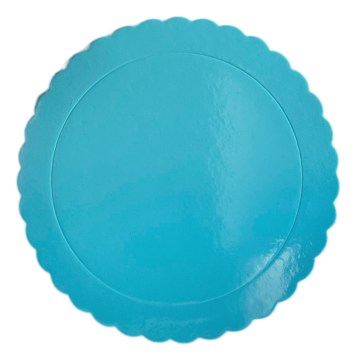 Vassoio per torta 30 Ø x 3 mm color azzurro cielo