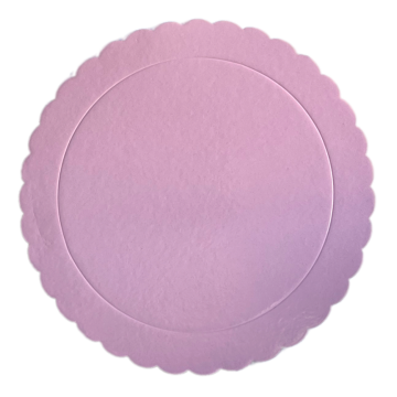 Vassoio per torta 25 Ø x 3 mm color rosa Baby