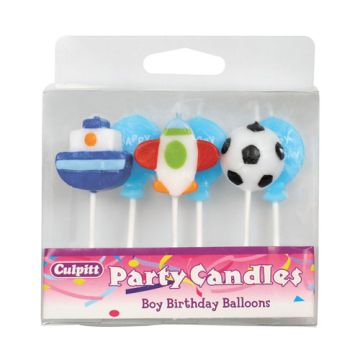 Candeline 6 pezzi Boy Party