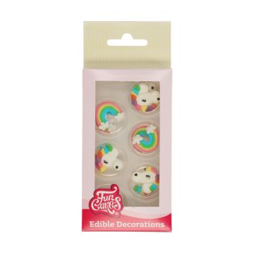 Zuccherini Unicorno e Arcobaleno 8 pz
