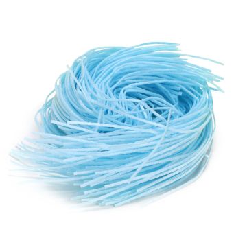 Fili d'erba commestibile  in cialda celeste 30 gr