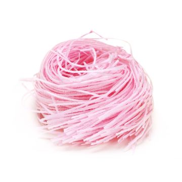Fili d'erba commestibile  in cialda rosa 30 gr