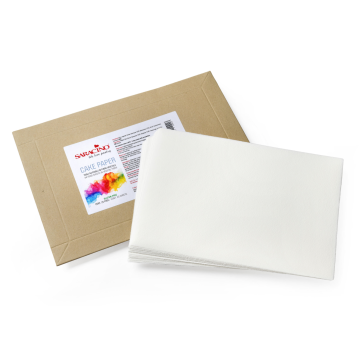 Set 25 Fogli in fibra vegetale Cake Paper Saracino misura A4