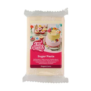 FUNCAKES PASTA DI ZUCCHERO ELEGANT IVORY 250 G