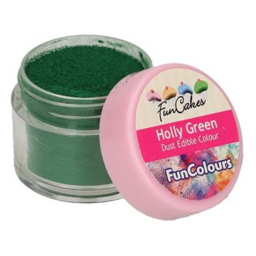 Colore Polvere Verde Agrifoglio Funcakes 3,5 gr