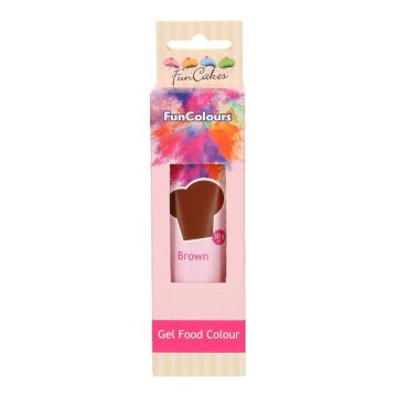 Colorante alimentare gel FunColours Marrone 30 gr