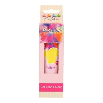 Colorante alimentare gel FunColours Giallo 30 gr