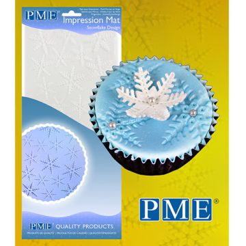 Texture effettoFiocco di neve Frozen marca PME 30,5 x 15 cm