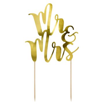 Cake Topper - Mr&Mrs