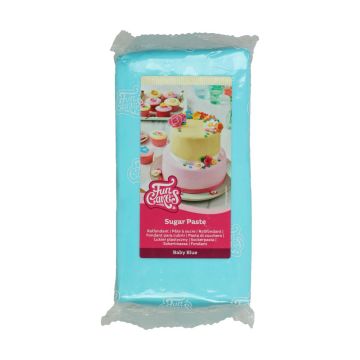Pasta di Zucchero Funcakes 1kg Baby Blu