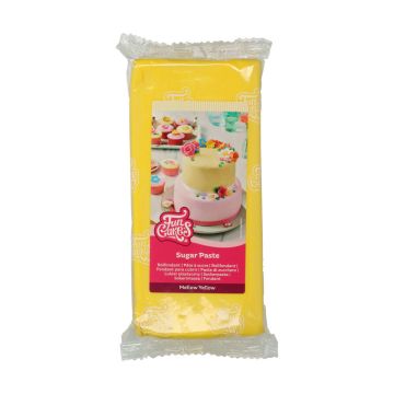 Pasta di Zucchero Funcakes 1kg Giallo