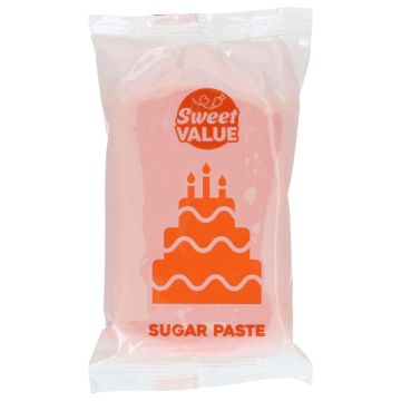 Pasta di zucchero arancione Sweet Value 200 gr
