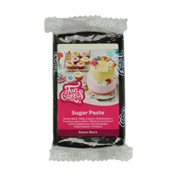 Pasta di Zucchero FunCakes 250g Nera