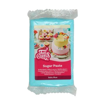 Pasta di Zucchero Funcakes 250 grammi Baby Blu Pasta di Zucchero Funcakes 250 grammi Baby Blu