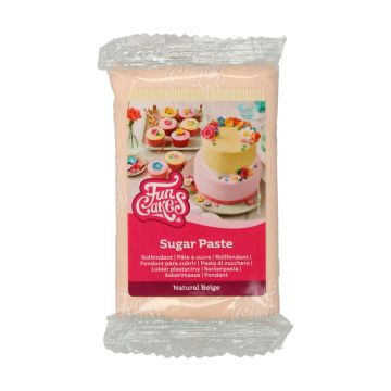 Pasta di Zucchero FunCakes 250g Beige naturale