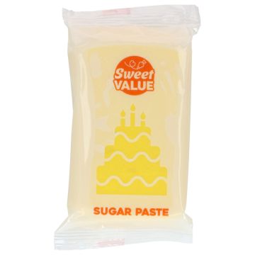 Pasta di zucchero gialla Sweet Value 200 gr