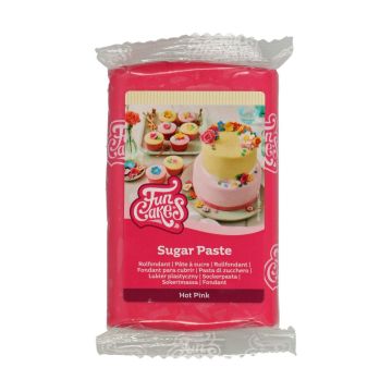 Pasta di Zucchero  Funcakes 250 grammi Hot Pink