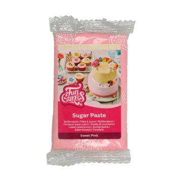 Pasta di Zucchero FunCakes 250g Rosa Sweet