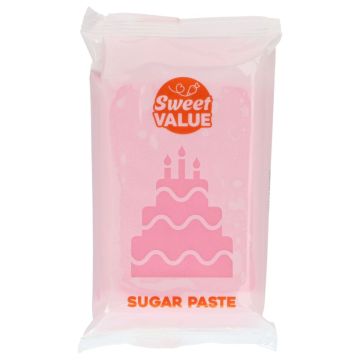 Pasta di zucchero rosa Sweet Value 200 gr 