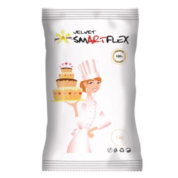 SmartFlex pasta di zucchero velvet vaniglia 1 kg bianca
