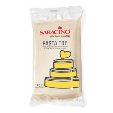 Pasta di zucchero Top Gialla 1 Kg Saracino