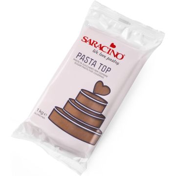 Pasta di zucchero Top Marrone 1 Kg Saracino