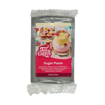 Pasta di Zucchero  Funcakes 250 grammi Stone Grey