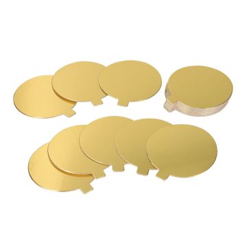 Sottotorta color oro diametro 9 cm - 20 pezzi