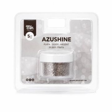 Colorante in polvere Glitter Argento 5 gr Azushine