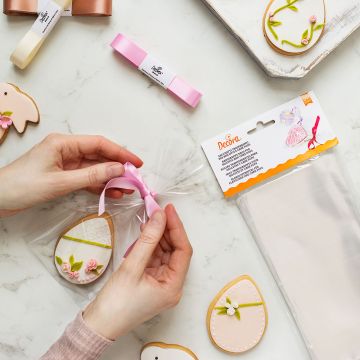 50 Sacchetti trasparenti per biscotti e cake pops