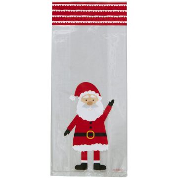 Sacchetti per dolci con Babbo Natale 20 pz