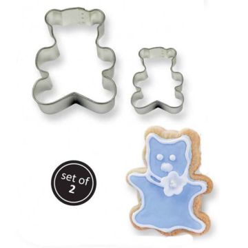 Set 2 pezzi cutter Teddy PME