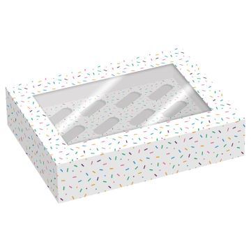 2 Scatole per 12 cupcake o biscotti - Sprinkles
