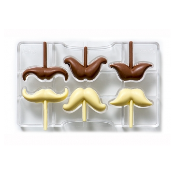 Stampo cioccolatino Baffi Decora